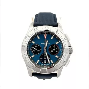 New Breitling Avenger B01 Chronograph 42 AB0146101C1X1 Blue Dial Men's Watch - Picture 1 of 4