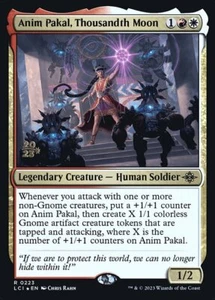 MTG ANIM PAKAL, THOUSANDTH MOON FOIL EXC ANIM PAKAL, MILLESIMA LUNA 223 LCI PRE - Picture 1 of 1