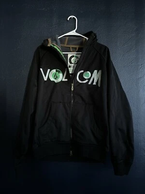 Volcom V Line Science Jacket Men Size S Black Full Zip Snow Boarding Skiing - Image 1 of 4