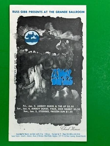 Amboy Dukes - Grande Ballroom Postcard - Actually sent though the mail in 2024. - Picture 1 of 8