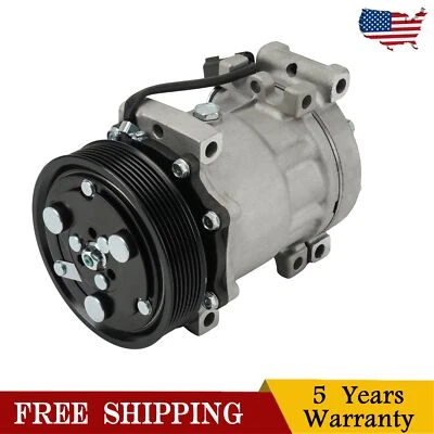 A/C AC Compressor 57553 For 1996-2001 Dodge Dakota Durango Ram 3.9 5.2L 5.9L - Image 1 of 4
