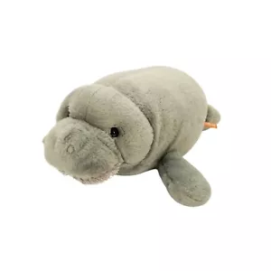 Wild Republic Lamantino Grigio 16" Peluche Peluche Giocattolo Realistico - Foto 1 di 9