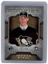 Jordan Staal 2006-07 SP Game Used Authentic Rookies Card #192/999 Penguins #147
