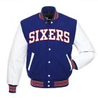 NBA Philadelphia 76ers Sixers varsity Jacket small medium Large XL 2XL 3XL