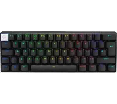 LOGITECH PRO X 60 LIGHTSPEED Wireless Gaming Keyboard - Black - Image 1 of 3