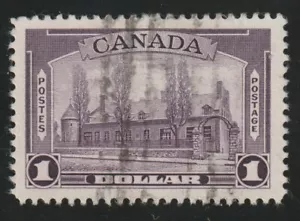 CANADA 1938 #245 Pictorial Issue (Château de Ramezay) - VF Used 02 - Picture 1 of 2