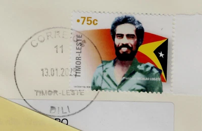 Timor Oriental. 2025. Timor Oriental. 75c solo en cubierta DILI a Aust Foto 1 de 2