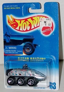 Hot Wheels Radar Ranger ATV - plato de radar plateado - coleccionista #63 Malasia 1997 - Imagen 1 de 1