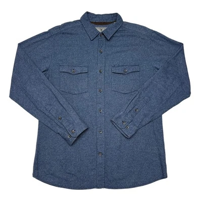 Royal Robbins Shirt Mens Size Large Standard Fit Blue Button Down Hiking Travel - Image 1 of 4