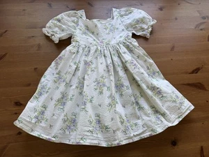Janie and Jack Girls 6 Blue & Lavender Spring Floral Lined Dress 2024 - Picture 1 of 9