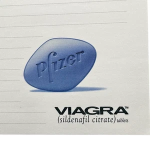 VIAGRA PFIZER BLOC de notas de colección representante de medicamentos promoción farmacéutica publicidad médica - Imagen 1 de 9