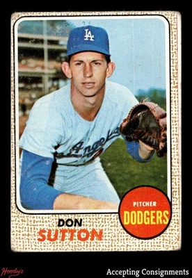 1968 Topps #103 Don Sutton DODGERS BOM - MUITO BOM ESTADO - Imagem 1 de 2