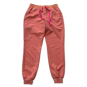 Figs Scrub Jogger Cargo Pants Women Small Copper Brown Nurse Zamora Scrubs - Picture 1 of 9