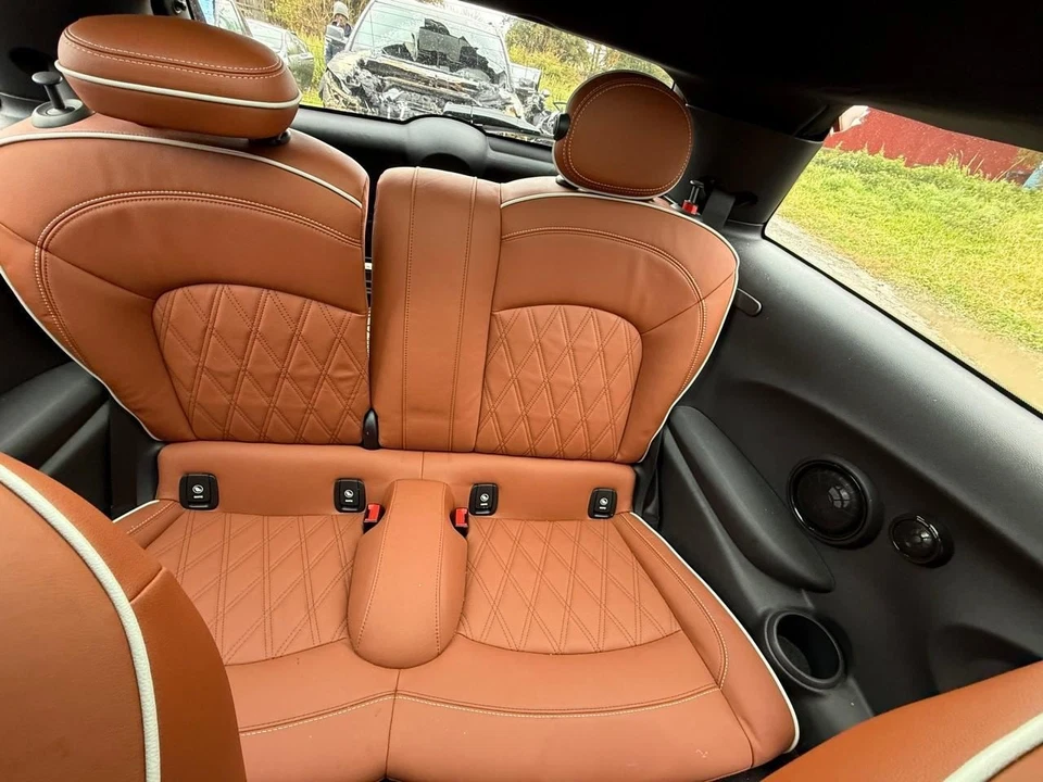 2016-2024 Mini Cooper Rear 2ND Raw Seat Leather Brown - Image 1 of 3