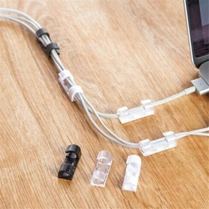`40Pcs Finisher Wire Clamps Self Adhesive Cable Organizer Cord Holder Wire - Afbeelding 1 van 12