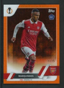 2023 MARQUINHOS 22/25 TOPPS UEFA EUROPA LEAGUE MOJO ORANGE ROOKIE RC - Picture 1 of 2
