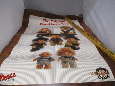Vintage The Original Good Luck Troll posters 23.5" x 33.25" Lot of 3 - Image 1 of 2
