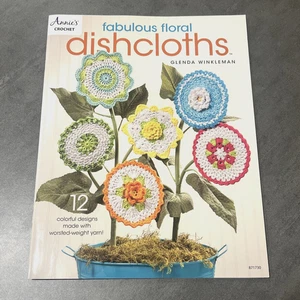 Fabulous Floral Dishcloths by Glenda Winkelman (2018, Trade Paperback) - Imagen 1 de 2