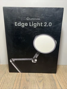 Lampe de bureau LED bicolore Lumecube Edge Light 2.0 #LC-EDGE2 noir - Photo 1 sur 7