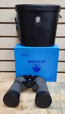 Swift Binoculars No 733 7x, 50 BCF  W/Pouch - Image 1 of 4