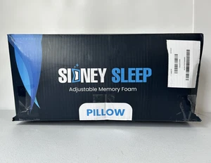 Sidney Side Sleep verstellbares Memory Foam Kissen King Bamboo Curved Magenta + Füllung - Bild 1 von 9