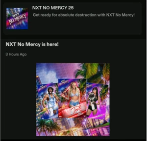 ⭐ TOPPS WWE SLAM | NXT NO MERCY 25 | COMPLETE SETS ⭐ - Picture 1 of 17