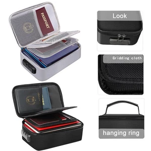 Bolsa de almacenamiento de documentos importantes resistente al fuego organizador impermeable - Imagen 1 de 15