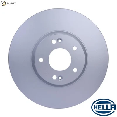 2x BRAKE DISC 8DD 355 118-161 FOR HYUNDAI GRAND/SANTA/FE VERACRUZ MAXCRUZ  KIA - Image 1 of 4