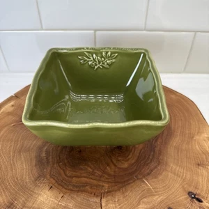 Sur La Table/Portugal ~ Olive 5" Quadrat Steinzeug Schüssel Backform - Bild 1 von 5