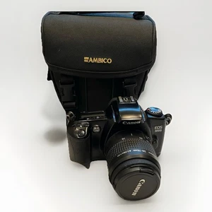 CANON EOS 3000 fotocamera pellicola 35mm testata funzionante borsa fotocamera - Foto 1 di 14