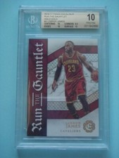 2016-17 Excalibur Lebron James Holo Gold #10/10 BGS 10 PRISTINE POP 1 !!