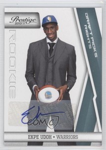 2010-11 Prestige Draft Picks Rights Auto /199 Ekpe Udoh #156 Rookie Auto RC