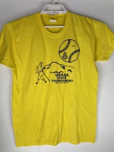 1981 USSSA State Tournament Softball Colorado Springs T-Shirt Tee Screen Stars - Picture 1 of 6