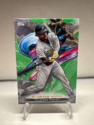 2023 Topps Inception Ke'BRYAN HAYES GREEN PARALLEL #100 PIRATES - Image 1 of 2