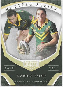 2021 Nrl Elite Masters Series ( MS 12 / 15) Darius BOYD Australia