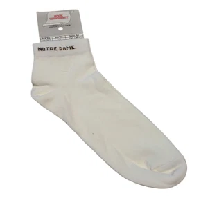 Notre Dame Men's Youth's Ankle Socks Shoe Size 8-13 - Picture 1 of 2