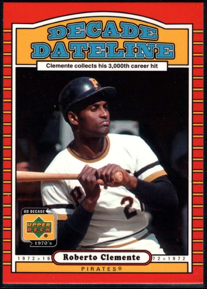 2001 Upper Deck Decade 1970's #117 Roberto Clemente Pirates DD  ID:77052 - Image 1 of 1