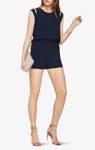 Neu BCBGMAXAZRIA Rayan Shorts Strampler im Dunkeln Marineblau Größe XXS $198 - Bild 1 von 10