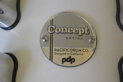 PDP by DW CONCEPT MAPLE DRUM BADGE for YOUR SNARE TOM FLOOR BASS and SET! L212 - Image 1 of 4