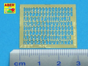 ABER Models R-02 - Letters & Numbers (1,5 mm high) - Neu - Picture 1 of 1