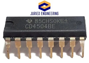 5PCS CD4504BE CD4504 CMOS Hex Voltage-Level Shifter - New IC - Picture 1 of 12