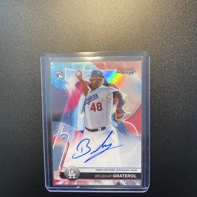 BRUSDAR GRATEROL 2020 Bowman's Best Baseball Rookie Auto Refractor 🔥💎 - Image 1 of 2