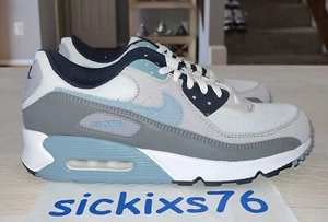 Nike Air Max 90 'Pure Platinum/Worn Blue' Men's Size 12 [DM0029 003] - Picture 1 of 8