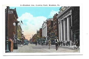 BRADDOCK NATIONAL BANK & CAPITOL THEATRE,MAIN ST,BUSINESS DISTRICT~BRADDOCK,PA - Picture 1 of 1