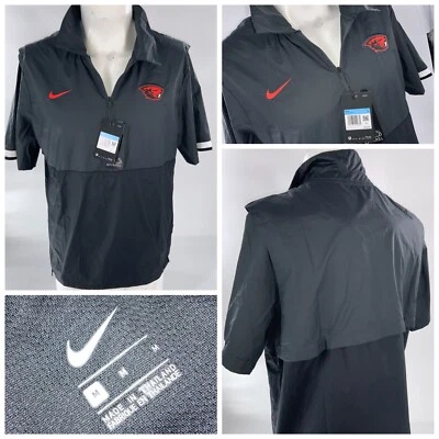 Oregon State Beavers Nike Golf 1/4 Zip Pullover Men’s M Black NWT $70 YGI A2-615 - Image 1 of 4