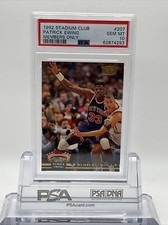 1992 Stadium Club MEMBERS ONLY Patrick Ewing Basketball Card #207 PSA 10