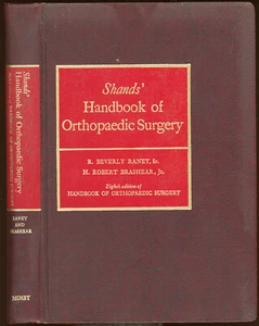vintage Medical. HANDBOOK OF ORTHOPAEDIC SURGERY by Rany&Brashear. 8th edition. - Picture 1 of 2