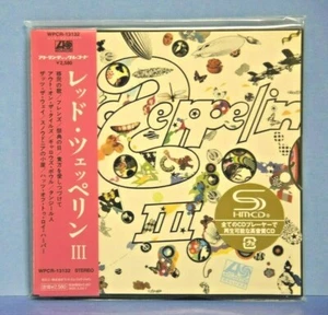 LED ZEPPELIN - III - SHM-CD - MINI LP - JAPAN - Imagen 1 de 2
