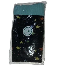 Women's NEW BLK Compression Knee High Socks, Medical - Size L/XL - Star Print - Picture 1 of 7