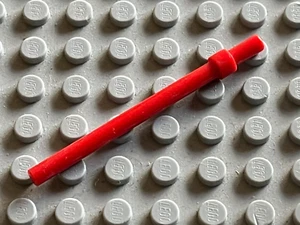 LEGO red Bar 6L with Thick Stop 63965 / set 10248 75955 76405 10299 3368 80036 - Imagen 1 de 1